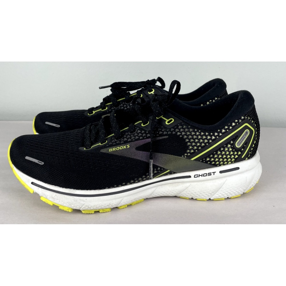 Brooks Shoes Womens 9.5 Black Ghost 14 Running Cushion Comfort Workout Athletic